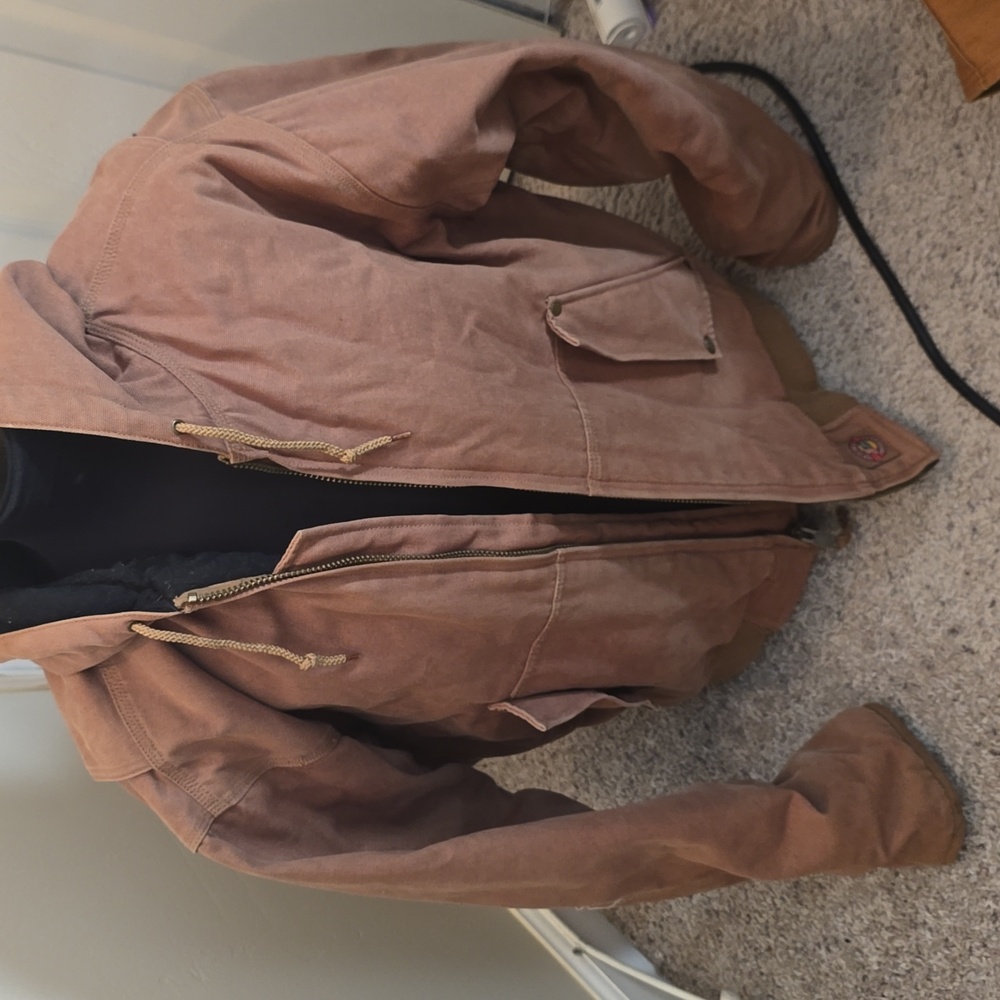 Justin, work jacket, size XL, brown